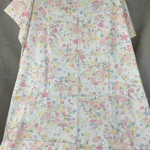 Vintage Peter Pan pastel garden floral cotton fabric 80” x 44.5”